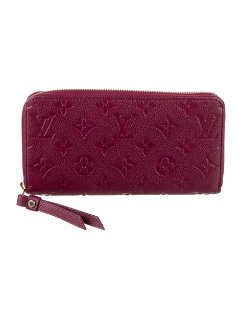 louis vuitton wallet burgundy